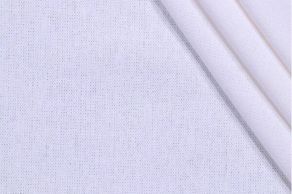 Lino Textiles Arthur Woven Cotton Drapery Fabric in White 
