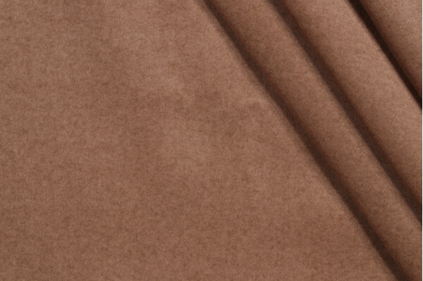Ambition Backed Velveteen Decorator Fabric in Doe