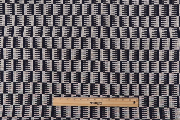 Ibarra Woven Upholstery Fabric in Navy