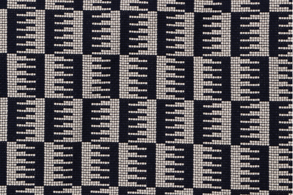 Ibarra Woven Upholstery Fabric in Navy