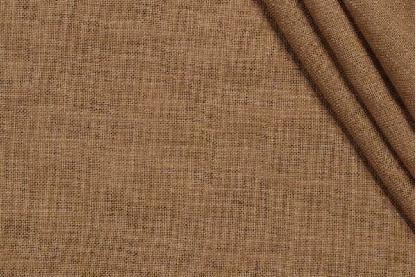1 Yard Walsh Woven Linen Drapery Fabric in Antique
