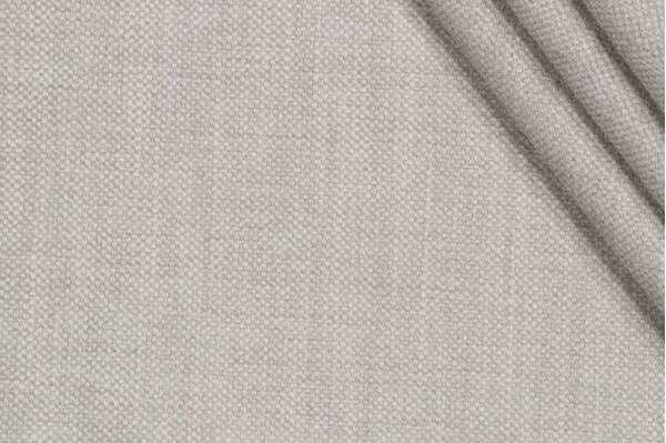 Fabricut Zeal Woven Chenille Upholstery Fabric in Silver