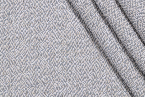 Noble Woven Polypropylene Outdoor Fabric in Blue Mist