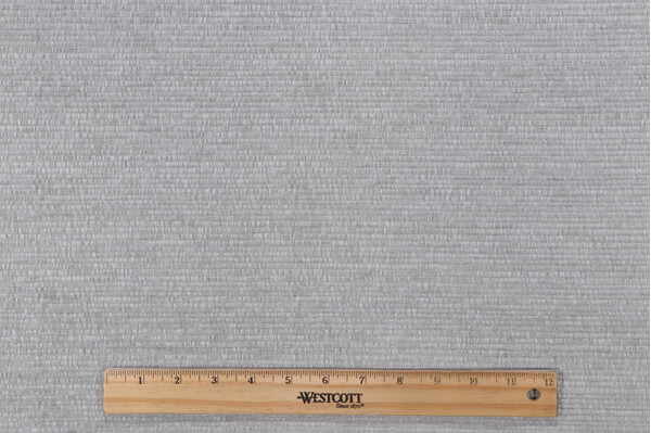Stripe Woven Chenille Upholstery Fabric in Nickel