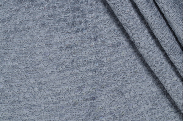 Moody Woven Chenille Upholstery Fabric in Delft