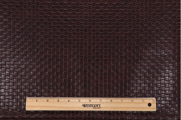 Scalamandre Cody Vinyl Upholstery Fabric in Cordovan