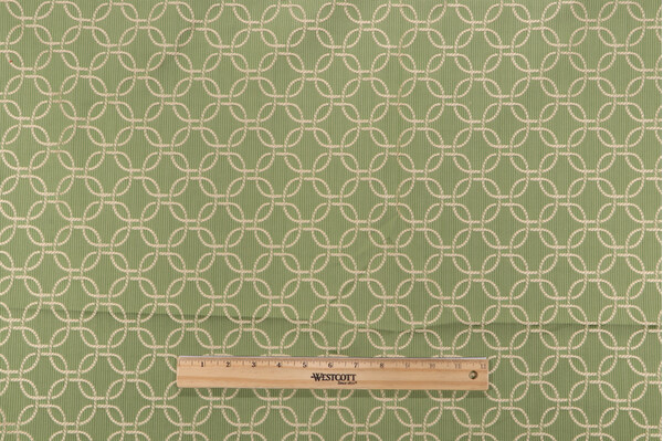 1 Yard Grey Watkins Epsom Damask Decorator Fabric in Green