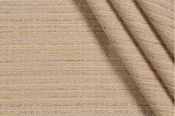 Grey Watkins Indochine Woven Upholstery Fabric in Straw