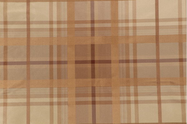 Scalamandre Joelle Plaid Silk Decorator Fabric in Desert Mist
