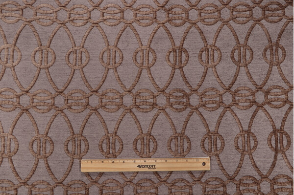 1 Yard Scalamandre Interlochen Woven Chenille Upholstery Fabric in Taupe