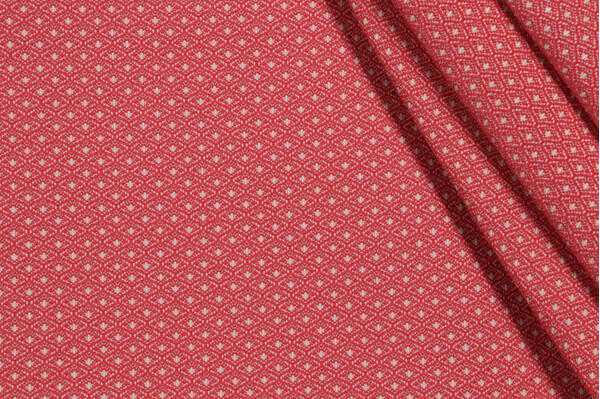 Grey Watkins Pin It Up Woven Upholstery Fabric in Fuchsia