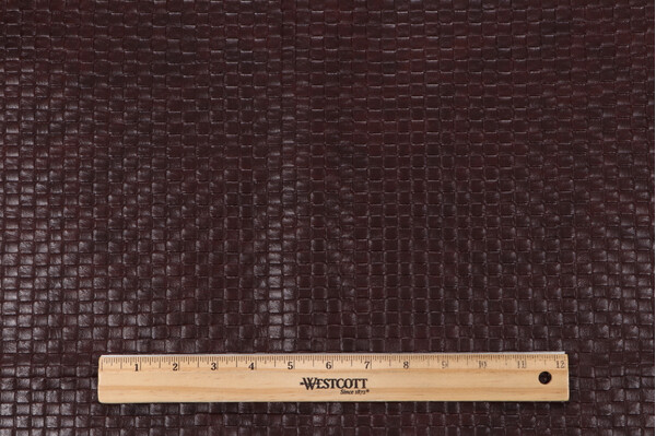 Scalamandre Cody Vinyl Upholstery Fabric in Cordovan