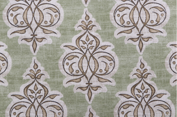 Click for 1.38 Yards Magnolia Home Jenna Printed Cotton Drapery Fabric in Pear Magnolia Home Jenna Printed Cotton Drapery Fabric in Pear