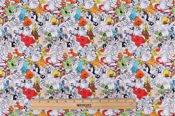 Looney Tunes Licensed Printed Cotton Craft Fabric