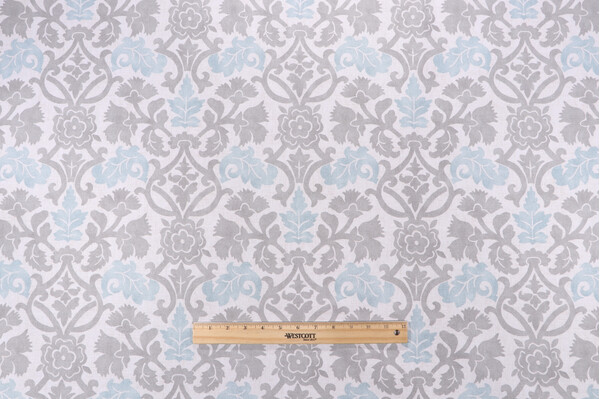 Click for 0.88 Yards Waverly Anika Printed Cotton Drapery Fabric in Spa Waverly Anika Printed Cotton Drapery Fabric in Spa