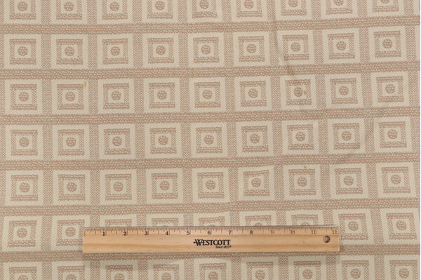 Grey Watkins Counterpoint Woven Upholstery Fabric in Tan