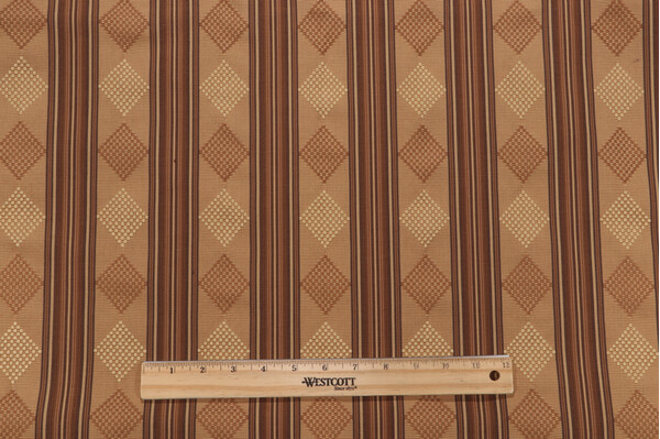 Fonthill Lancaster Woven Upholstery Fabric in Brown