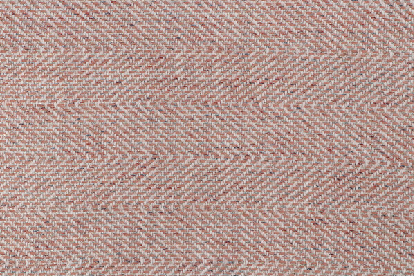 Herringbone Woven Chenille Upholstery Fabric in Petal Pink