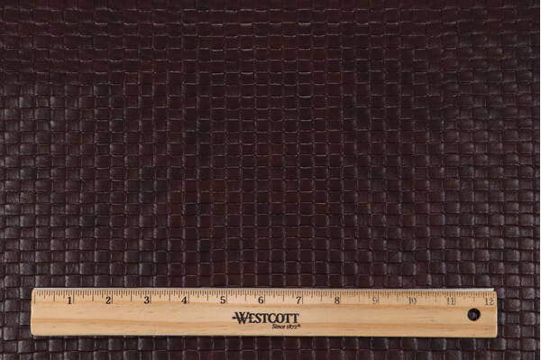 Scalamandre Cody Vinyl Upholstery Fabric in Cordovan