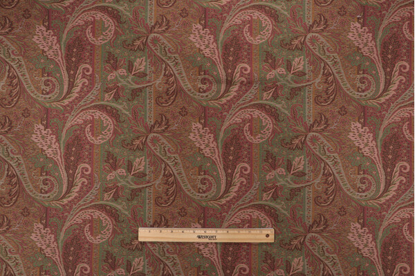 Fonthill Sachin Tapestry Upholstery Fabric in Pink/Green