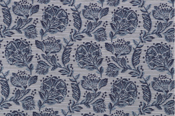 Crypton High Performance Woven Chenille Upholstery Fabric in Denim