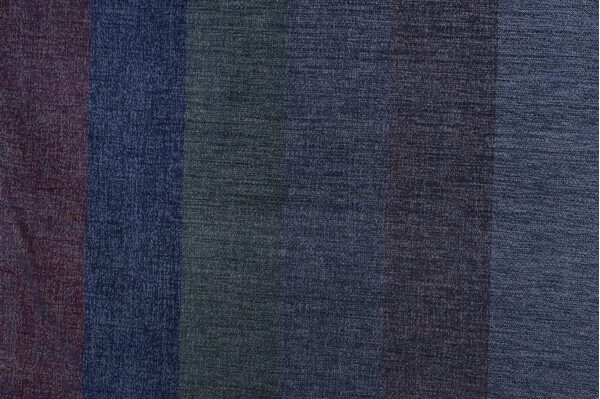 1 Yard Crypton High Performance Woven Chenille Upholstery Fabric in Midnight Blue