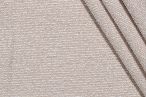 Crypton High Performance Woven Chenille Upholstery Fabric in Ivory
