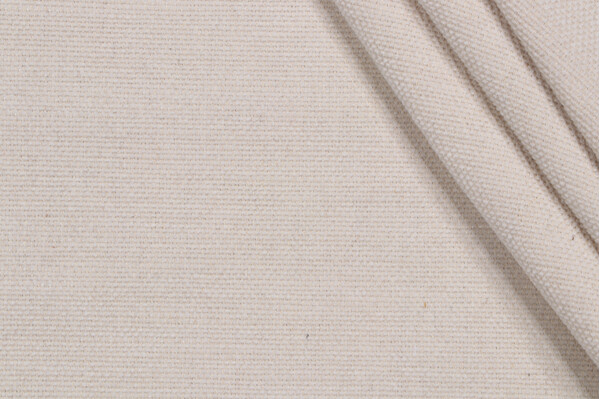 Crypton High Performance Woven Chenille Upholstery Fabric in Ivory