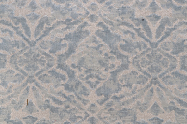 Scalamandre Palazzo Velvet Upholstery Fabric in Glacier 
