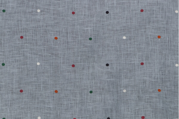 Scalamandre Pop Printed Sheer Drapery Fabric in Nuage 