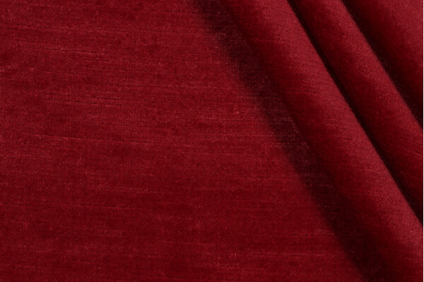 Scalamandre Persia Velvet Upholstery Fabric in Coral 