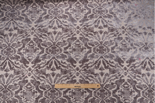 Scalamandre Palazzo Velvet Upholstery Fabric in Nickel 