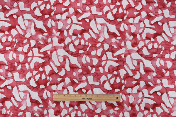 Hamilton Maribella Printed Cotton Drapery Fabric in Berry