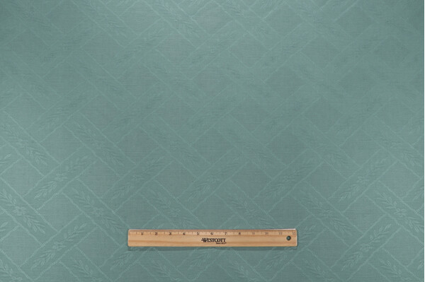 Grey Watkins Vasse Woven Decorator Fabric in Mayfair Green 