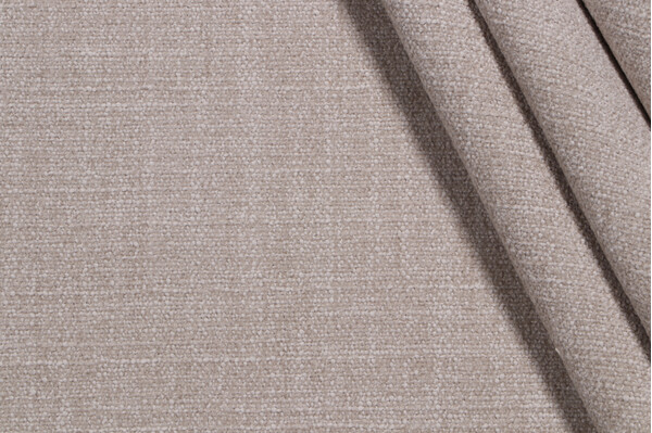 Sample of Crypton Raylene High Performance Woven Chenille Upholstery Fabric in Linen 