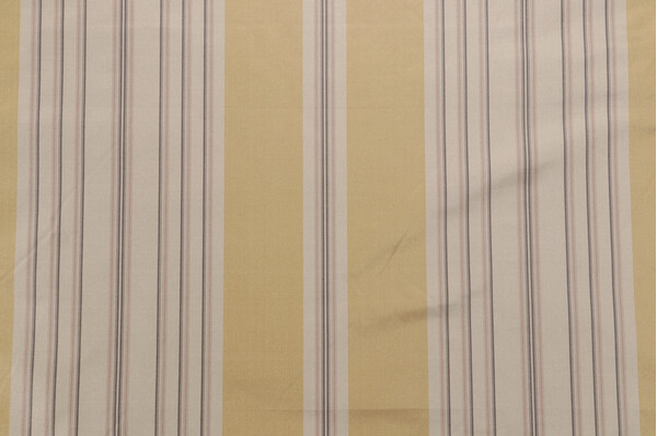 Scalamandre Nicolet II Silk Decorator Fabric in Pale Yellow 