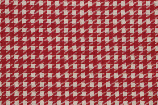 Scalamandre Creighton Printed Cotton Drapery Fabric in Red 