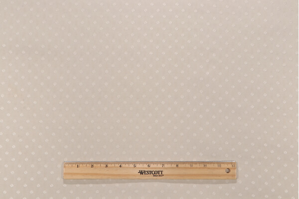 Scalamandre Bach Damasco Woven Upholstery Fabric in Cream