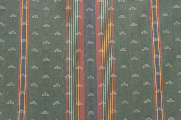 Click for 8.88 Yards Scalamandre Stefano Moire Decorator Fabric in Green Scalamandre Stefano Moire Decorator Fabric in Green