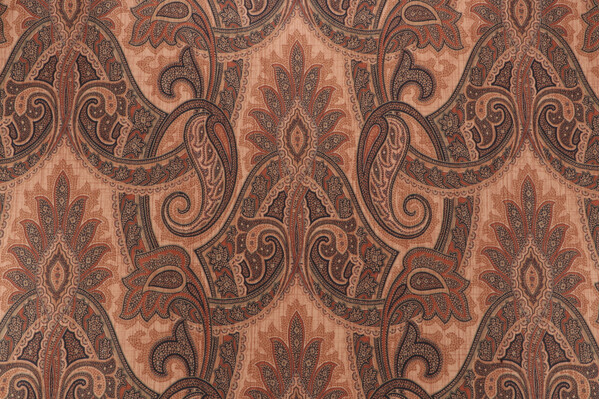 Scalamandre Shalimar Printed Velveteen Decorator Fabric in Gold