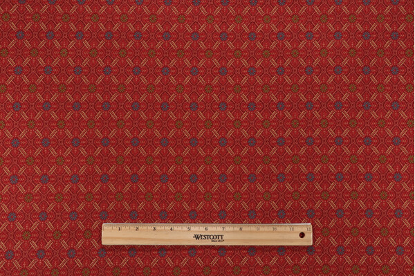 Nazario Woven Upholstery Fabric in Garnet