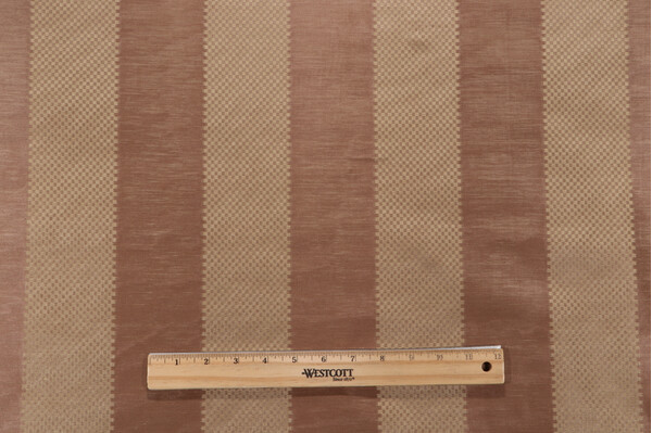 Fonthill Rayure Marquis Woven Decorator Fabric in Tabac