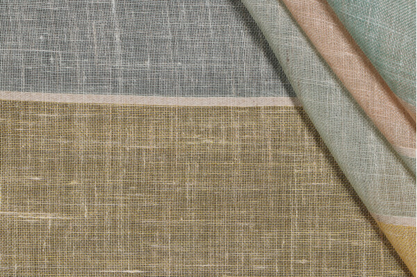 Scalamandre Cabana Stripe Sheer Drapery Fabric in Sea Foam