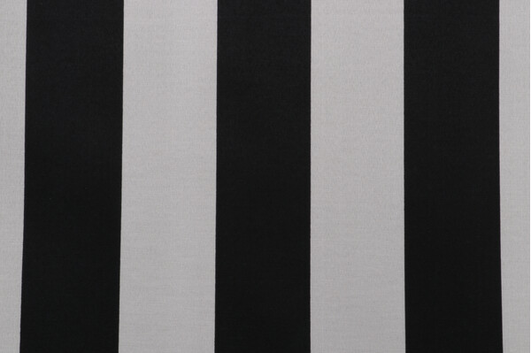 Premier Prints Vertical Printed Polyester Outdoor Fabric in Black/Beechwood