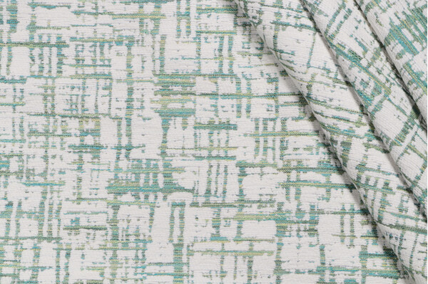 Covington Griddy Woven Chenille Upholstery Fabric in 206-Greenery
