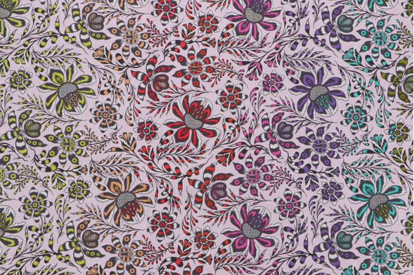 Tula Pink ROAR! Collection Wild Vine Printed Cotton Craft Fabric in Blush for Free Spirit