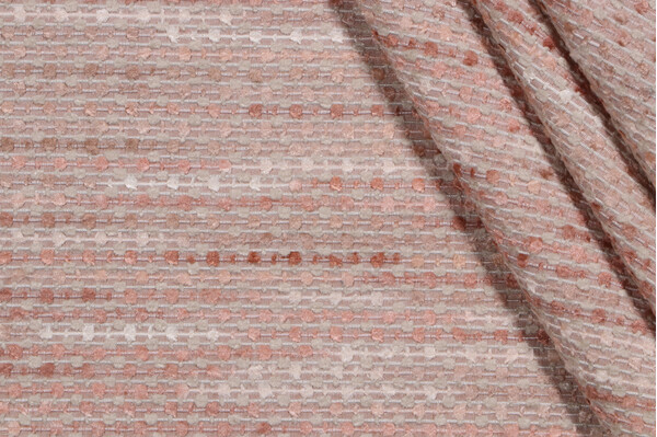 Golding Alpine Woven Chenille Upholstery Fabric in Salmon