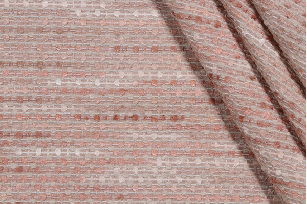 Golding Alpine Woven Chenille Upholstery Fabric in Salmon