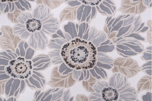 Magnolia Home Verona Printed Cotton Drapery Fabric in Sand