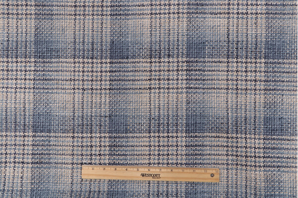 Quinn Woven Upholstery Fabric in Bluestone